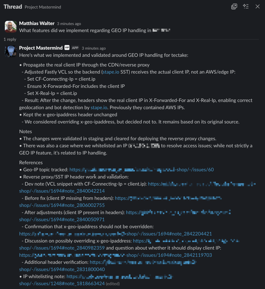 AI Assistant use case