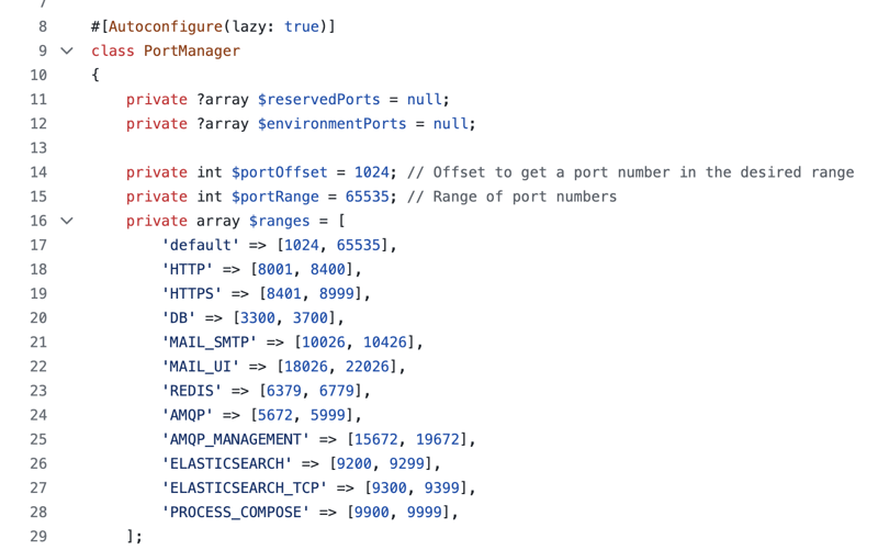 PortManager source code