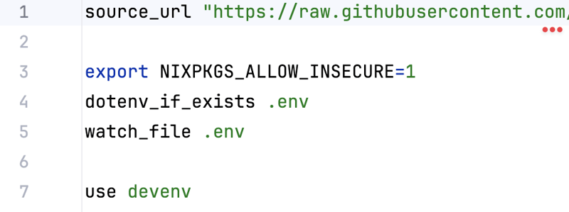 .envrc file contents